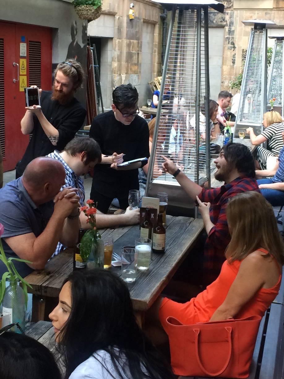 Fosters Activation Still Game Live & Micky Flannagan Outside Bar