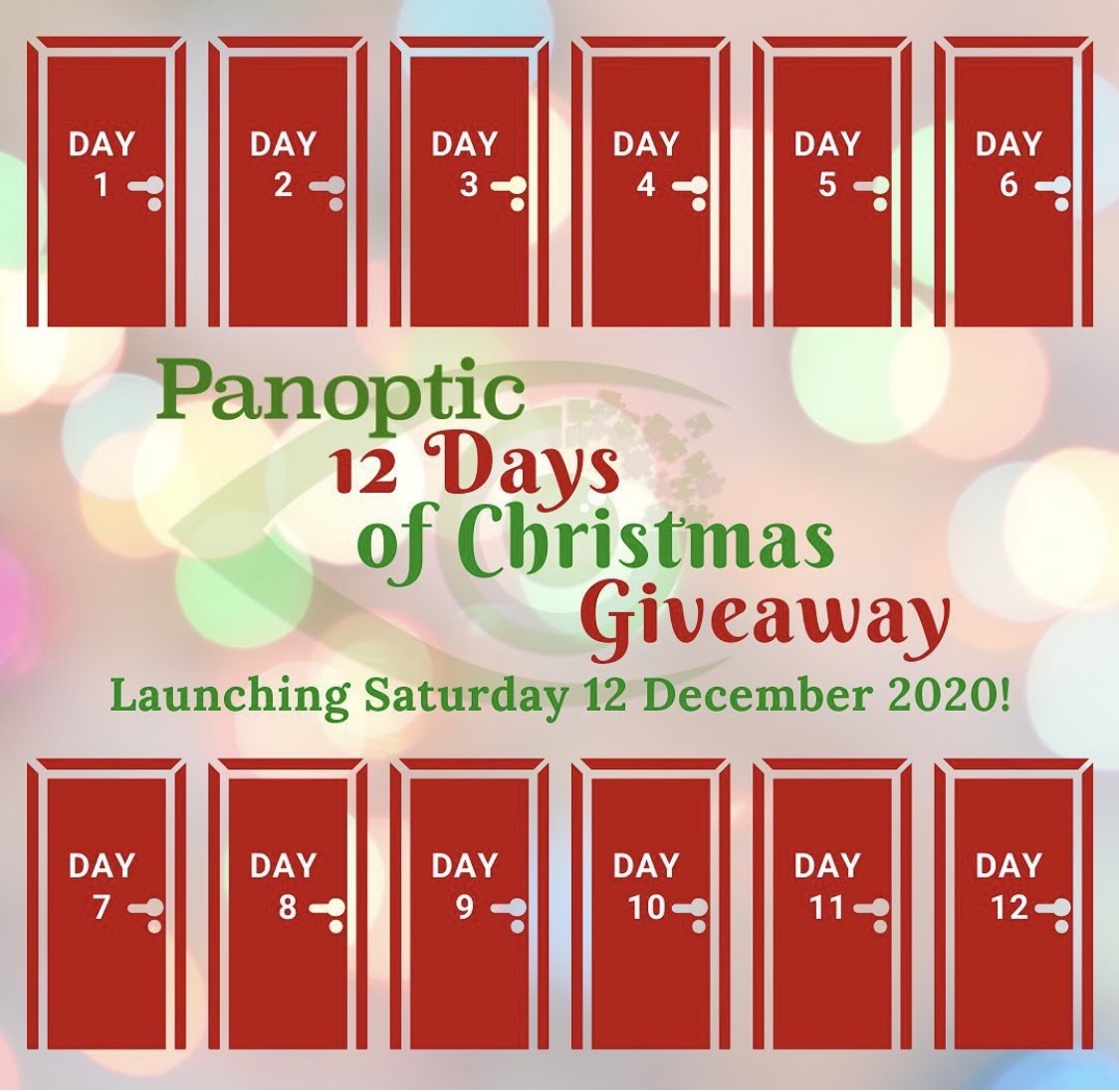 Panoptic 12 Days of Chrsitmas Launch Panoptic's Christmas Giveaway Competition Announcement