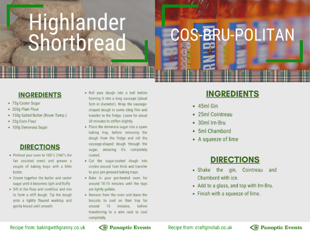 StayScottish Receipes Highland shortbread and iconic drink cocktail