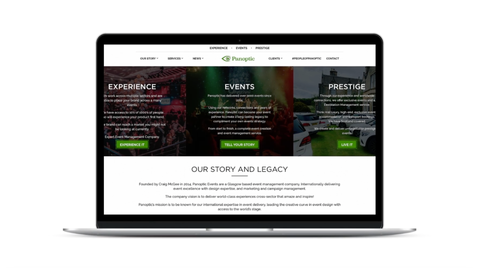 Website Launch MockUp New website loading homepage