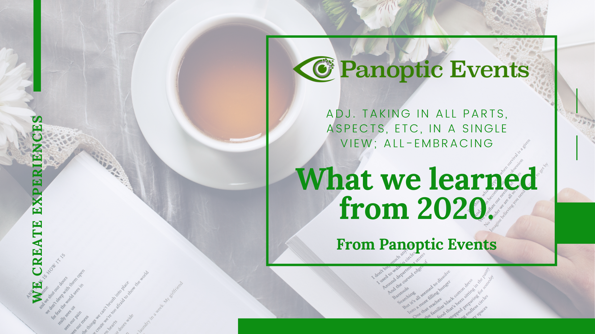 Panoptic Events - 10 things we learned in 2020