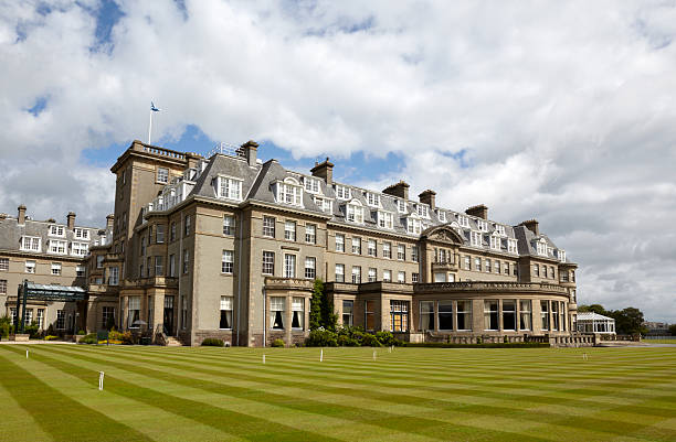 Gleneagles Hotel Gleneagles - Luxury Scottish Spa and golf resort with croquet lawn.