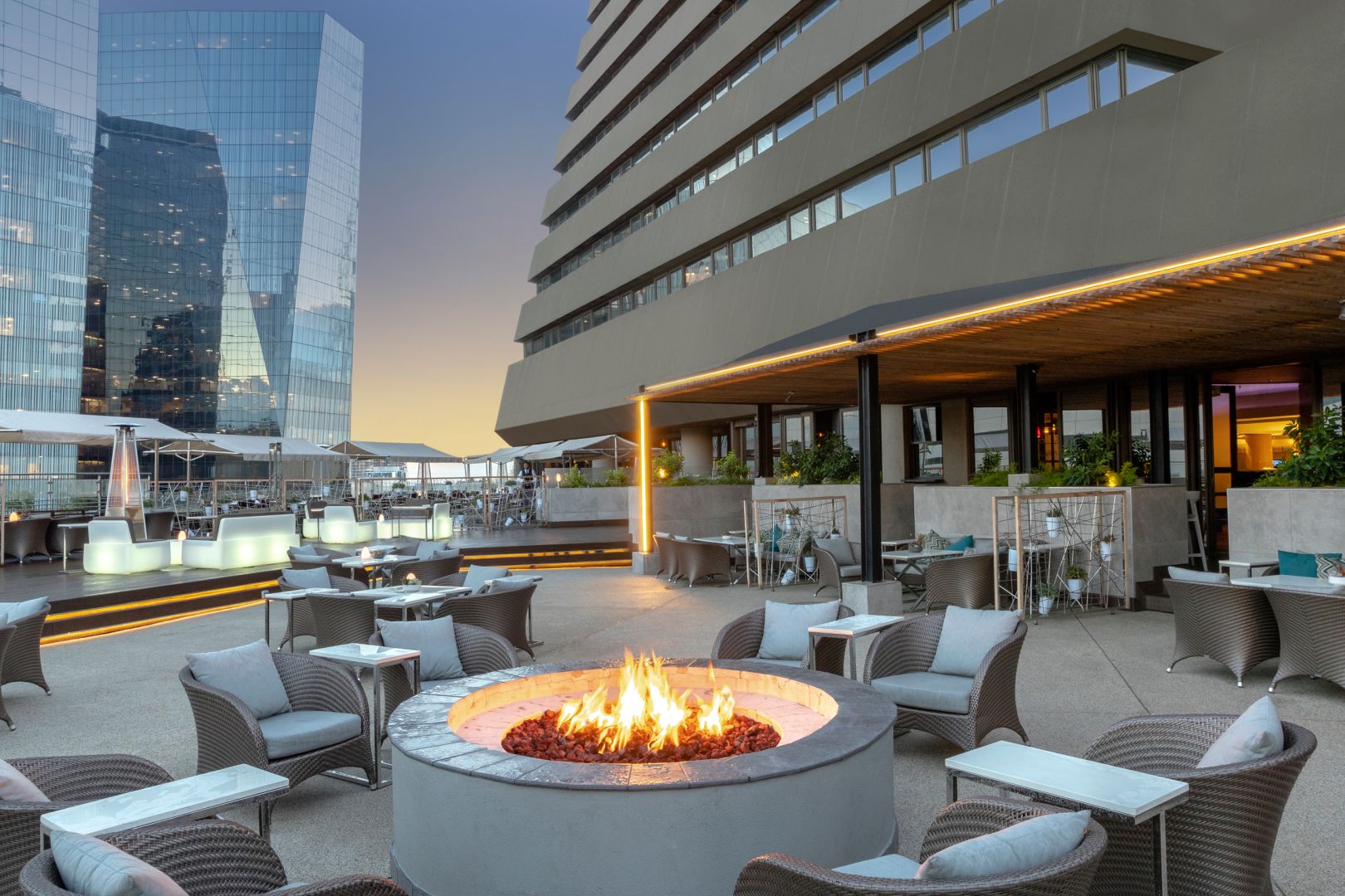 Sandton Sun Bar Firepit