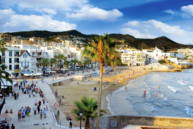 Stiges Beach Side - Mediterranean Coast, Catalonia Stiges Beach Side - Mediterranean Coast, Catalonia