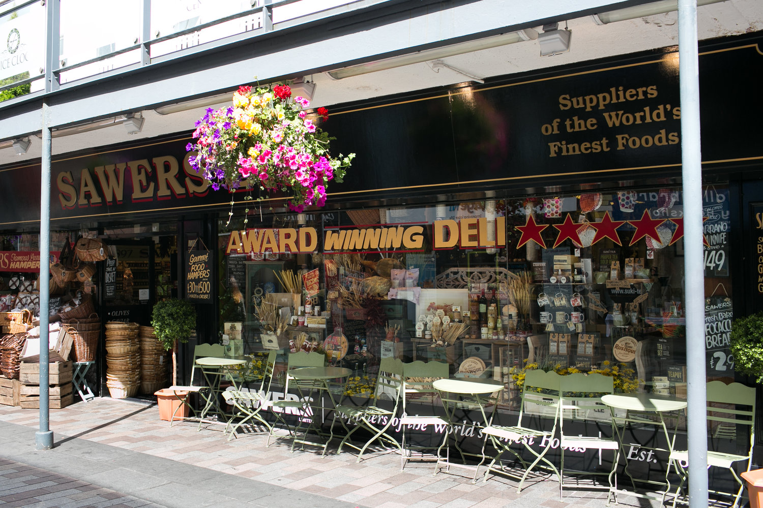 Sawers Deli Belfast Sawers Deli window Belfast