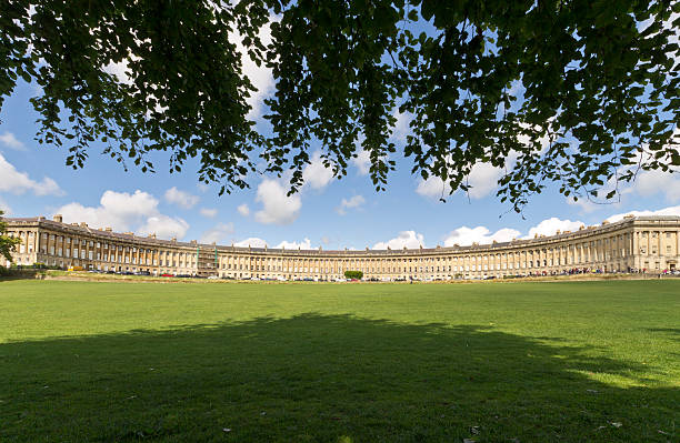 The Royal Crescent building in Bath, Somerset, UK Dom Pedro Marina