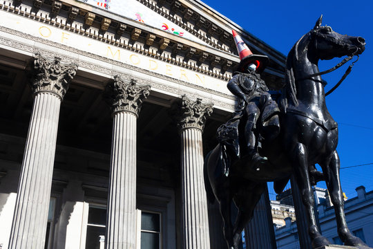 Duke of Wellington Statue Glasgow - Cone on it's Head Duke of Wellington Statue Glasgow - Cone on it's Head City Joke